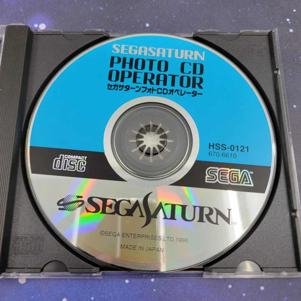 Photo CD Operator (Sega Saturn) JAPANESE Video Game w/ Manual 0572